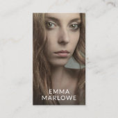 ミニマモダンリストプロフェッショナル写真 名刺 (正面)