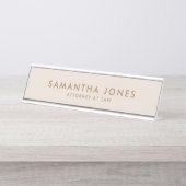 ミニマモダンリストプロフェッショナル弁護士 デスクネームプレート (正面)