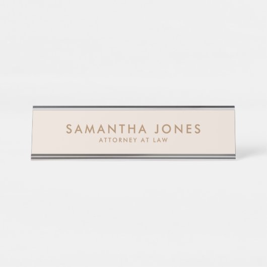 ミニマモダンリストプロフェッショナル弁護士 デスクネームプレート (正面)