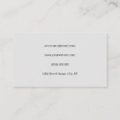 ミニマモダンリストプロフェッショナル弁護士 名刺 (裏面)