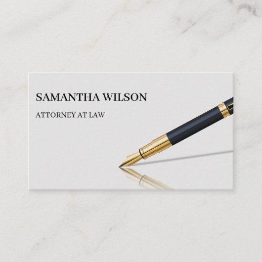 ミニマモダンリストプロフェッショナル弁護士 名刺 (正面)