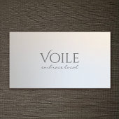 ミニマモダンリストプロフェッショナル発光銀 名刺