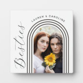 ミニマモダンリストベッティBFFフォトアーチ フォトプラーク (正面)