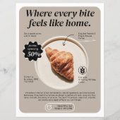 ミニマモダンリストベーカリーチラシ チラシ (正面)