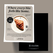 ミニマモダンリストベーカリーチラシ チラシ