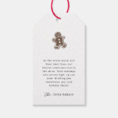 ミニマモダンリストベーカリーホリデーサンキューユー ギフトタグ (正面)