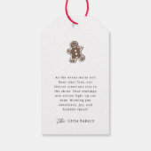 ミニマモダンリストベーカリーホリデーサンキューユー ギフトタグ (裏面)