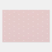 ミニマモダンリストベージュボホレインボー ラッピングペーパーシート (正面2)