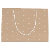 ミニマモダンリストベージュボホレインボー ラージペーパーバッグ (裏面)