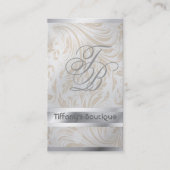 ミニマモダンリストホワイトシンプルプロフェッショナル 名刺 (正面)