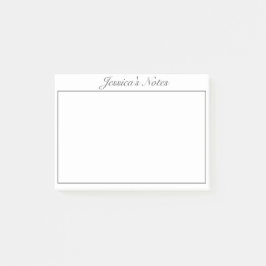 ミニマモダンリストホワイトブラックカスタム ポストイット