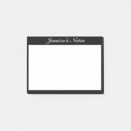 ミニマモダンリストホワイトブラックカスタム ポストイット