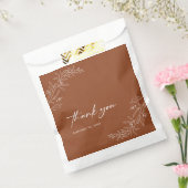 ミニマモダンリストボホテラコッタ結婚ズ フェイバーバッグ (封をした状態)