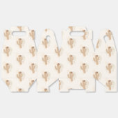 ミニマモダンリストボホ砂漠サボテン赤ちゃんシャワー フェイバーボックス (見開き)