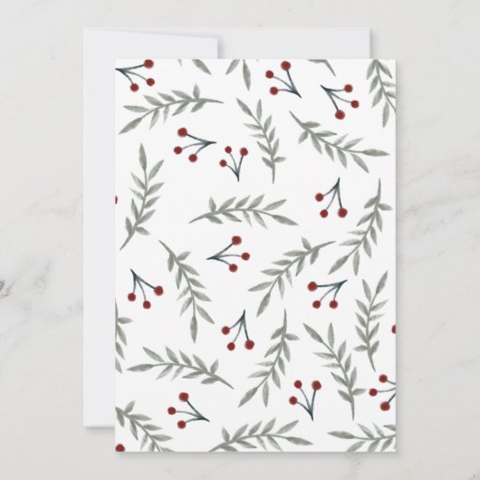 ミニマモダンリストメリーと明るい4枚の写真 シーズンカード (裏面)