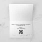 ミニマモダンリストメリークリスマス2 PHOTOカード カード (内部)