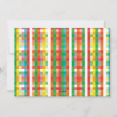 ミニマモダンリストメリーワンフォトクリスマス シーズンカード (裏面)