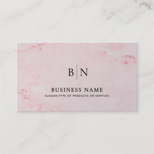 ミニマモダンリストモノグラムQRコードおよびソーシャルメディア 名刺 (正面)