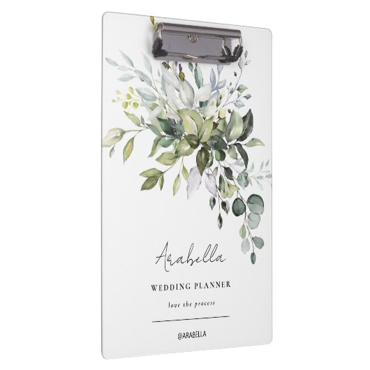 ミニマモダンリストユーカリウェディングプランナー クリップボード (右)