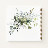 ミニマモダンリストユーカリウェディングプランナー ノートブック (裏面)