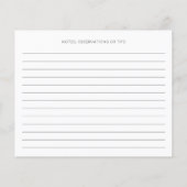 ミニマモダンリストレシピカード (裏面)