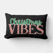 ミニマモダンリストレトロクリスマスバイブキャンディーケーン ランバークッション (正面)