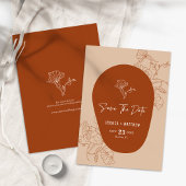 ミニマモダンリストレトロタイポグラフィ日付の保存 セーブザデート