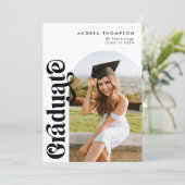 ミニマモダンリストレトロ大学院写真 案内状 (スタンド正面)