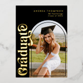 ミニマモダンリストレトロ大学院写真 箔シーズンカード (正面)