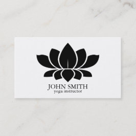 ミニマモダンリストロータスヨガインストラクター 名刺