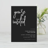 ミニマモダンリスト事業イベント 招待状 (スタンド正面)