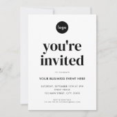 ミニマモダンリスト事業イベント 招待状 (正面)