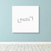 ミニマモダンリスト信仰 キャンバスプリント (インサイチュ (ウッドフロア))