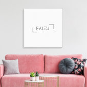 ミニマモダンリスト信仰 キャンバスプリント (インサイチュ (リビング))