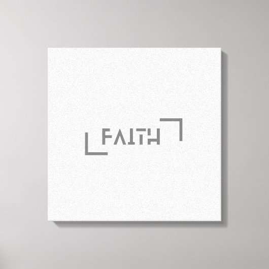 ミニマモダンリスト信仰 キャンバスプリント (正面)