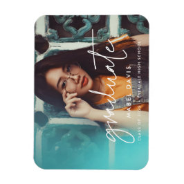 ミニマモダンリスト写真の卒業 マグネット