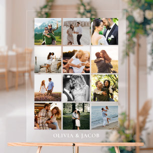 ミニマモダンリスト写真ギャラリ結婚ー アクリルサイン
