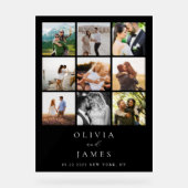 ミニマモダンリスト写真ギャラリ結婚ー アクリルサイン (正面)
