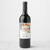 ミニマモダンリスト写真ゴッドマザー提案 ワインラベル (正面)