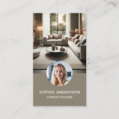 ミニマモダンリスト写真プロフェッショナルトープ 名刺 (正面)