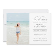 ミニマモダンリスト写真卒業パーティー