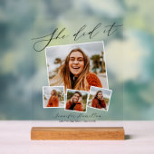 ミニマモダンリスト写真卒業 アクリルサイン (ニュートラル)