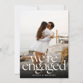 ミニマモダンリスト写真婚約発表 (正面)