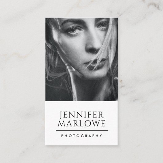 ミニマモダンリスト写真家 名刺 (正面)