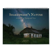 ミニマモダンリスト写真引用文シェイクスピア カレンダー (カバー)