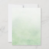 ミニマモダンリスト写真結婚のサンキューカード (裏面)