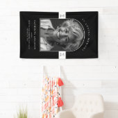 ミニマモダンリスト写真葬儀/メモリアル・サービス 横断幕 (インサイチュ)