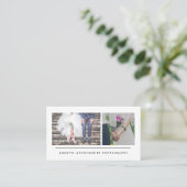 ミニマモダンリスト写真2枚 名刺 (スタンド正面)