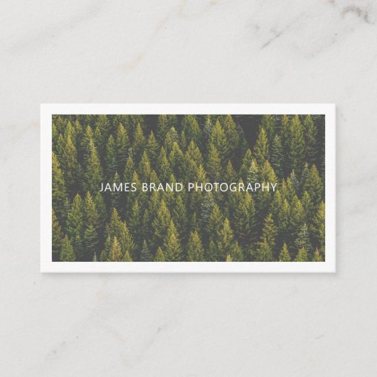 ミニマモダンリスト写真 名刺 (正面)