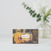 ミニマモダンリスト写真 名刺 (スタンド正面)